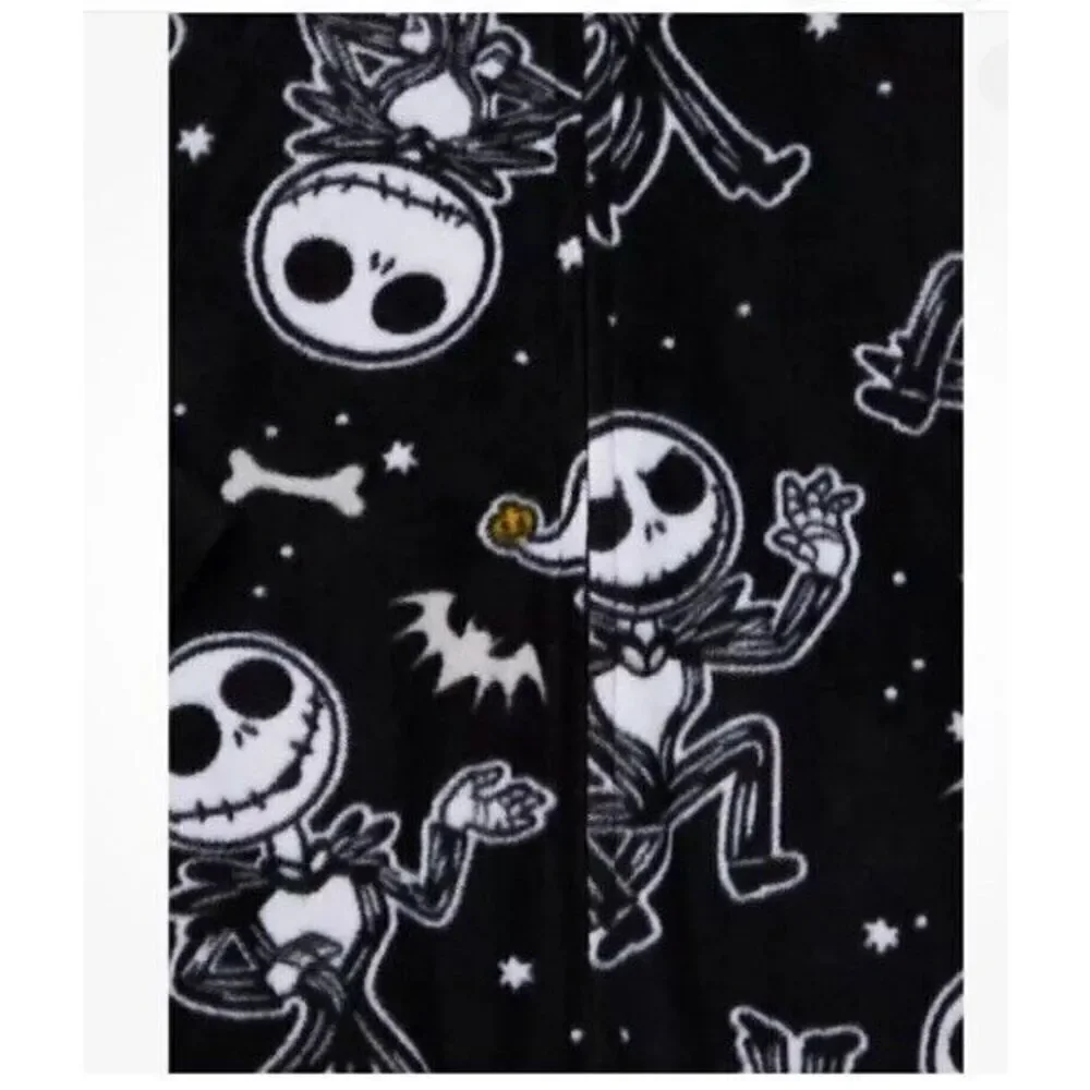 Boys Jack‎ Skellington Zip-up Union Suit (Size XS 4-5) BRAND NEW W TAGS